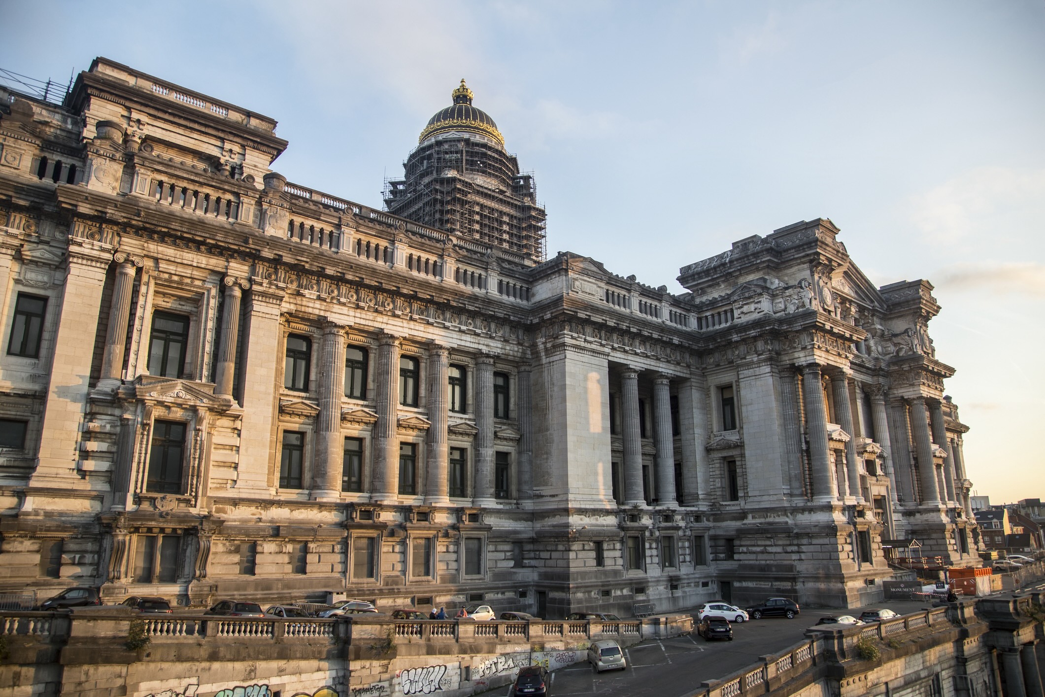 The Palace of Justice in Brussels